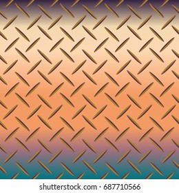 New multicolor abstract background with steel grid.