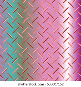 New multicolor abstract background with steel grid.