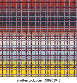 New multicolor abstract background with steel grid.