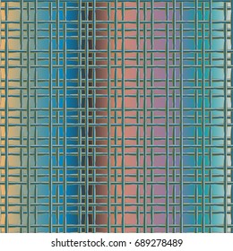 New multicolor abstract background with steel grid.