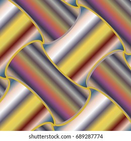 New multicolor abstract background with steel grid.