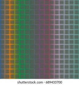 New multicolor abstract background with steel grid.