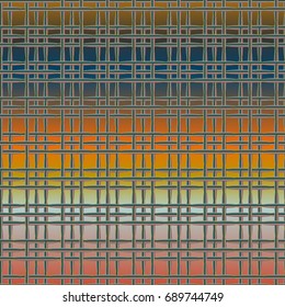 New multicolor abstract background with steel grid.