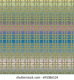 New multicolor abstract background with steel grid.