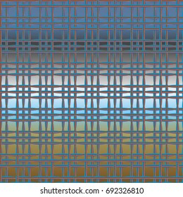 New multicolor abstract background with steel grid.