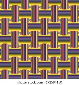 New multicolor abstract background with steel grid.