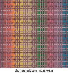 New multicolor abstract background with steel grid.