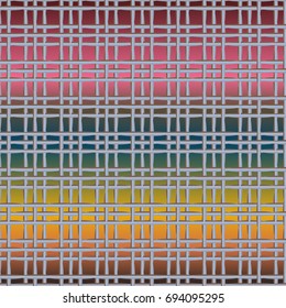 New multicolor abstract background with steel grid.