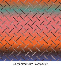 New multicolor abstract background with steel grid.
