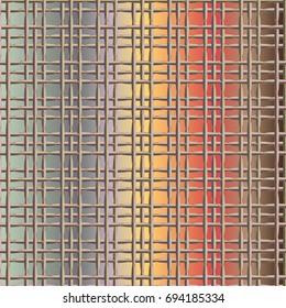 New multicolor abstract background with steel grid.