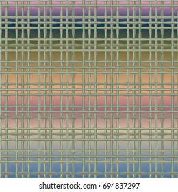 New multicolor abstract background with steel grid.