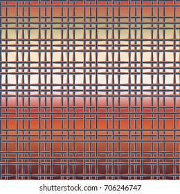 New multicolor abstract background with steel grid.