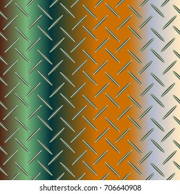 New multicolor abstract background with steel grid.