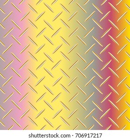 New multicolor abstract background with steel grid.