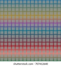 New multicolor abstract background with steel grid.