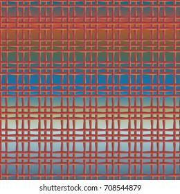 New multicolor abstract background with steel grid.