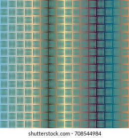 New multicolor abstract background with steel grid.