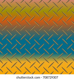 New multicolor abstract background with steel grid.