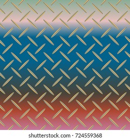 New multicolor abstract background with steel grid.