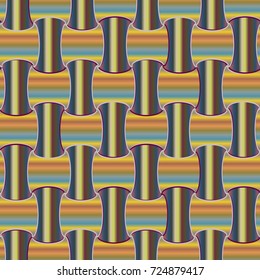 New multicolor abstract background with steel grid.