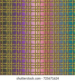 New multicolor abstract background with steel grid.