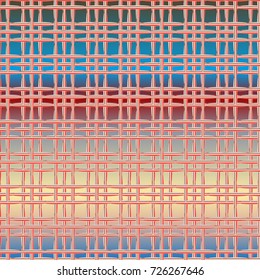 New multicolor abstract background with steel grid.