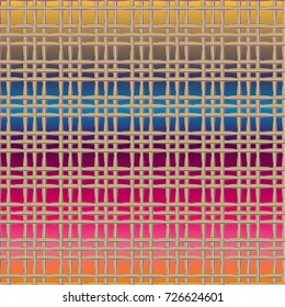 New multicolor abstract background with steel grid.
