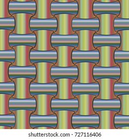 New multicolor abstract background with steel grid.
