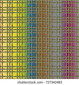 New multicolor abstract background with steel grid.