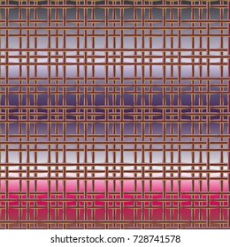 New multicolor abstract background with steel grid.