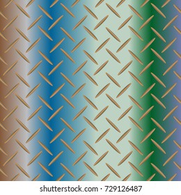 New multicolor abstract background with steel grid.