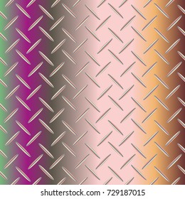 New multicolor abstract background with steel grid.