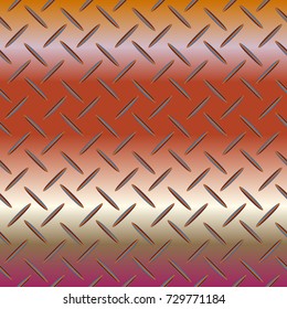 New multicolor abstract background with steel grid.
