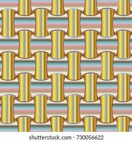 New multicolor abstract background with steel grid.