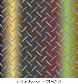 New multicolor abstract background with steel grid.