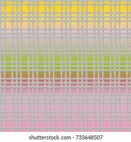 New multicolor abstract background with steel grid.