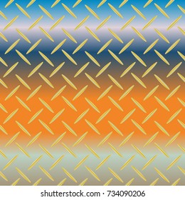 New multicolor abstract background with steel grid.