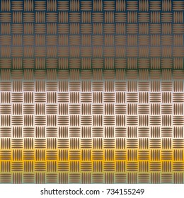 New multicolor abstract background with steel grid.