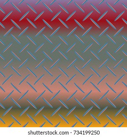 New multicolor abstract background with steel grid.