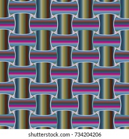 New multicolor abstract background with steel grid.