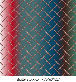 New multicolor abstract background with steel grid.