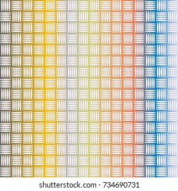 New multicolor abstract background with steel grid.
