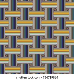 New multicolor abstract background with steel grid.
