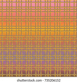 New multicolor abstract background with steel grid.