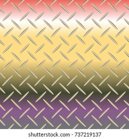 New multicolor abstract background with steel grid.
