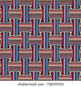 New multicolor abstract background with steel grid.