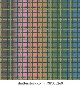 New multicolor abstract background with steel grid.