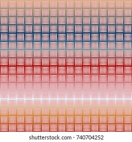 New multicolor abstract background with steel grid.