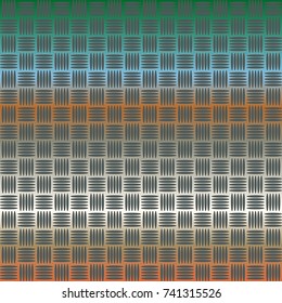 New multicolor abstract background with steel grid.