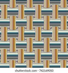 New multicolor abstract background with steel grid.